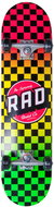 RAD Checkers Progressive Set 8" Rasta - Skateboard