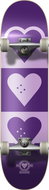 Heart Supply Quadron Logo Complete 7,5" purple - Skateboard