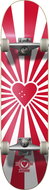 Heart Supply Burst Logo Complete 8" Red - Skateboard