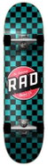 RAD Checkers Complete 7,25" Checkers Teal - Skateboard