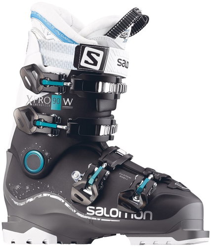 Salomon X Pro 90 W Black/Anthracite/White 39 EU/250mm - Ski Boots - Main image