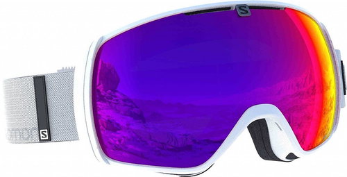 Salomon Xt One White / Solar Infrared Size M / L - Ski Goggles - Main image