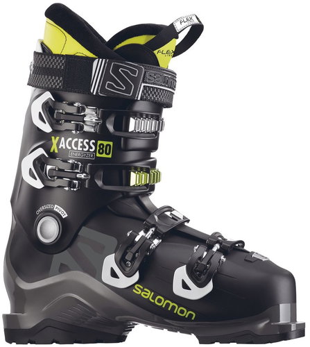 Salomon X Access 80 Black/Anthracite/Acid Green size 44 EU/280mm - Ski Boots - Main image