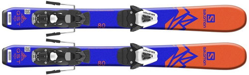 Salomon Qst Max Jr Xs + H C5 Sr size 90 - Downhill Skis  - Main image