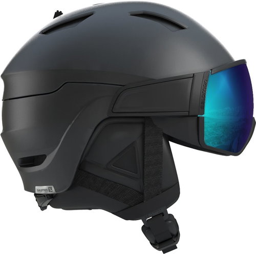 Salomon Driver S, All Black/Silver, size M (56-59cm) - Ski Helmet - Main image