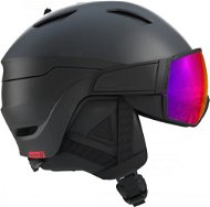 Salomon Black / Red Accent / Solar - Ski Helmet