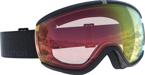Salomon Ivy Photo Blk / All Weather Red - Ski Goggles - Main image