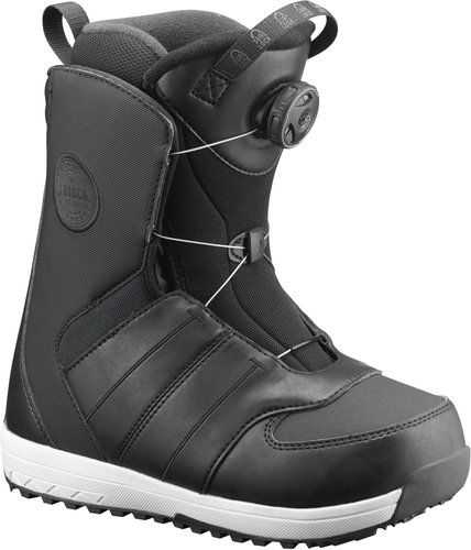 Salomon LAUNCH BOA JR Black size 38.5 EU/245mm - Snowboard Boots - Main image