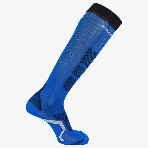 Salomon S/Pro Race Blue-Deep Black-White 45-47 - Ski socks - Main image