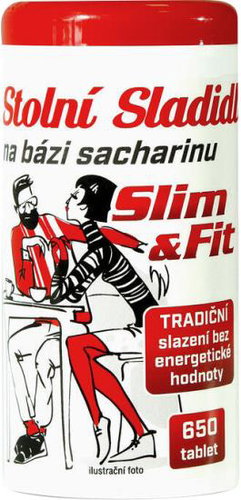 FAN Sacharin tablets 39 g, 650 tablets, dispenser - Sweetener - Main image