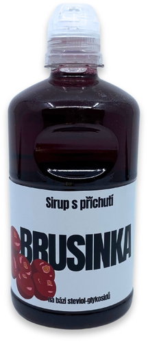 Vrané Trade Cranberry flavoured syrup, 500 ml - Syrup - Main image