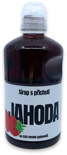 Vrané Trade Strawberry flavoured syrup, 500 ml - Syrup - Main image