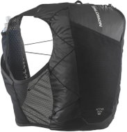 Salomon Active Skin 12 Set Black/Metal - Running Vest