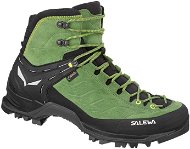 Salewa MS MTN TRAINER MID GTX sivá/zelená - Trekingové topánky