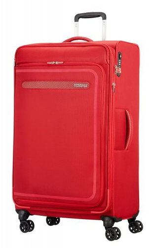 American Tourister Airbeat Spinner 80 EXP Pure Red - Suitcase - Main image