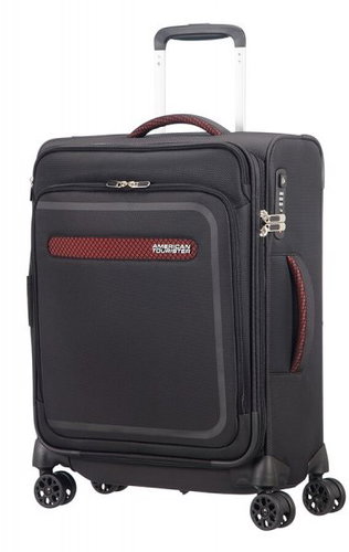 American Tourister Airbeat Spinner 55 EXP Universe Black - Suitcase - Main image