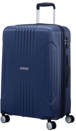 American Tourister TRACK LITE Spinner 67 EXP Dark Navy - Suitcase - Main image