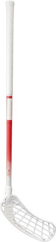 Salming Q2 Mid LITE 35 Coral/White 67 left - Floorball Stick - Main image