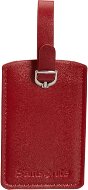 Bőröndcímke Samsonite névtábla csomagcímke 2 db, piros - Jmenovka na zavazadlo