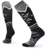 Smartwool W Ski Fc Mountain Sf Pattern Otc - Rec Black L - Ponožky