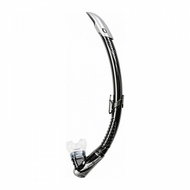 Aqua Lung snorkel ZEPHYR black silicone/silver - Snorkel