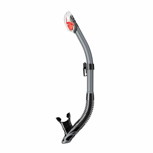 Agama Dive Team Deep dry snorkel, gray/black - Snorkel - Main image