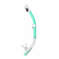 Agama Dive Team Suchý šnorchl Deep dry, aqua/transp. - Snorkel