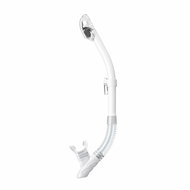 Agama Dive Team Suchý šnorchl Deep dry, bílý/transp. - Snorkel