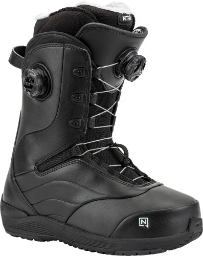 Nitro Crown BOA Black vel. 43 1/3 EU / 285 mm - Snowboard Boots - Main image