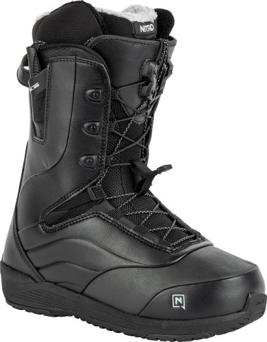 Nitro Crown TLS Black vel. 41 1/3 EU / 270 mm - Snowboard Boots - Main image