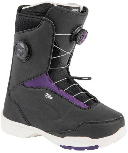 Nitro Scala BOA Black-Purple size 42 EU / 275 mm - Snowboard Boots - Main image