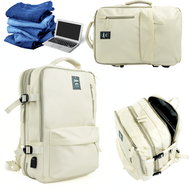 Solier FV06 Airline travel backpack 35 l, beige - Backpack