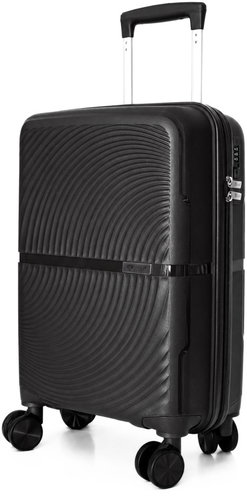 Solier Toride S 19”, kabinový cestovní kufr, černý - Suitcase - Main image