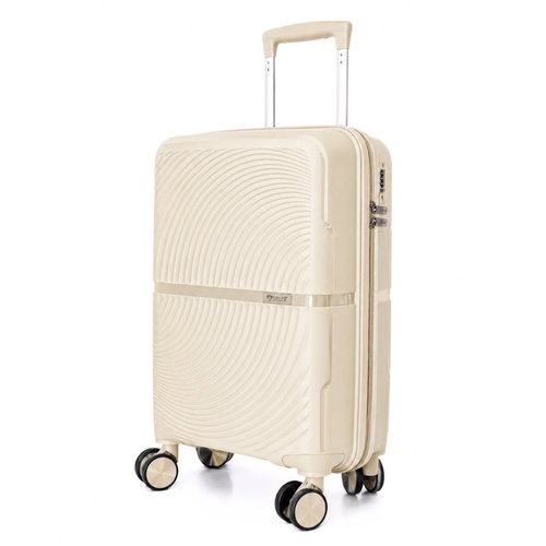 Solier Toride S 19”, kabinový cestovní kufr, béžový - Suitcase - Main image