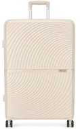 Solier Toride XXL 31”, velmi velký cestovní kufr, béžový - Suitcase