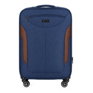 Solier Kabinový kufr 25 l, tmavě modro-hnědý - Suitcase