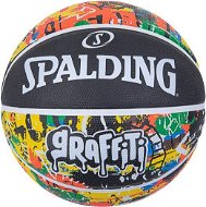 SPALDING RAINBOW GRAFFITI SZ7 RUBBER BASKETBALL - Basketbalová lopta