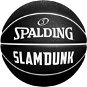 SPALDING SLAM DUNK BLACK WHITE SZ7 RUBBER BASKETBALL - Basketbalová lopta