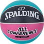 SPALDING ALL CONFERENCE TEAL PINK SZ6 RUBBER BASKETBALL - Basketbalová lopta