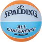 SPALDING ALL CONFERENCE ORANGE BLUE SZ5 RUBBER BASKETBALL - Basketbalová lopta