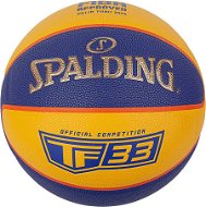SPALDING TF-33 GOLD - YELLOW/BLUE SZ6 RUBBER BASKETBALL - Basketball