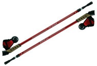Spartan Nordic walking 105 - 135 cm red - Trekking Poles