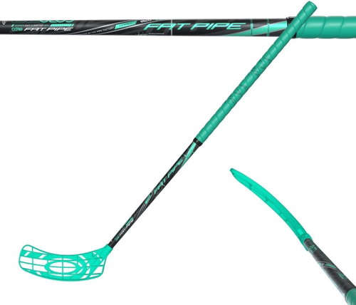 FAT PIPE CORE 33 CORAL GREEN, 80 cm, L - Floorball Stick - Main image