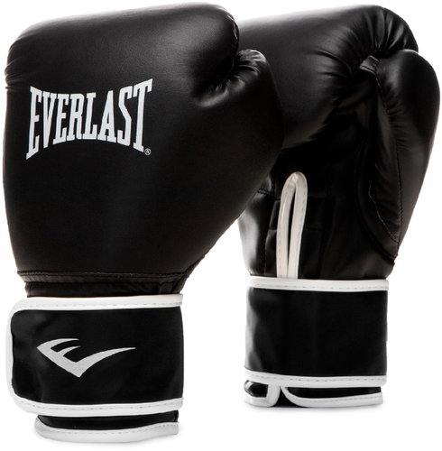 Everlast Core 2 Training Gloves S/M, Black - Boxing Gloves - Main image