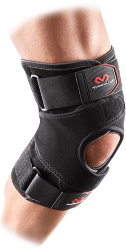 McDavid VOW Knee Wrap w/Stays & Straps 4203, black - Knee Brace