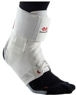 McDavid Ankle Brace With Straps, White - Ankle Brace