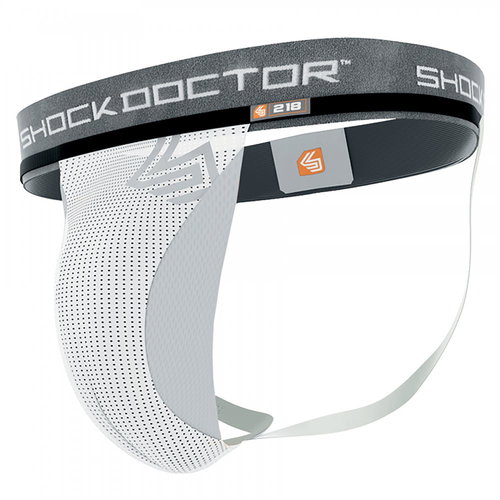 Shock Doctor Supporter with Cup Pocket, white M - Jockstrap - Main image