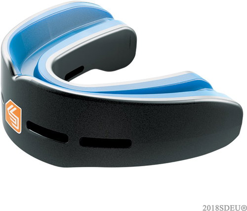 Shock Doctor Nano Double Fight Mouthguard, Black, Youth - Mouthguard - Main image