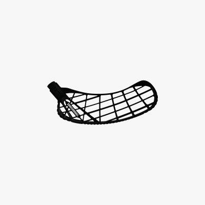 Zone Harder Air Soft Feel Black - Floorball Blade - Main image