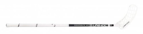 Unihoc Epic Composite 29 white/black 96 cm R-23 - Floorball Stick - Main image